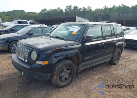 2012 Jeep Patriot Sport z USA, uszkodzony, nr VIN 1C4NJPBB6CD586338